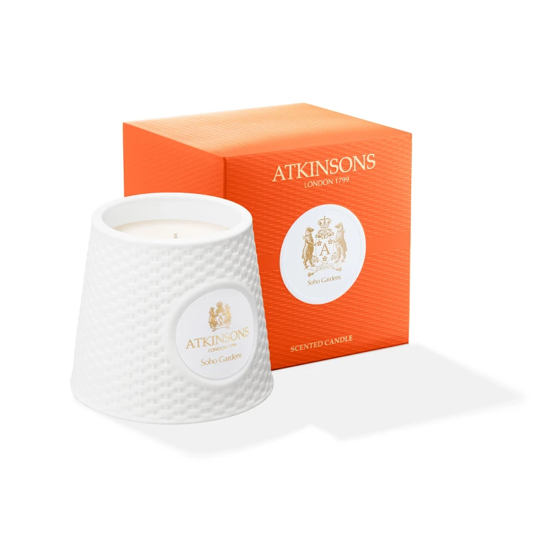 ATKINSONS阿特金森 SOHO GARDENS 蘇活花園 NT$2,780元/250g。 ATKINSONS阿特金森 SOHO GARDENS 蘇活花園 NT$2,780元/250g。