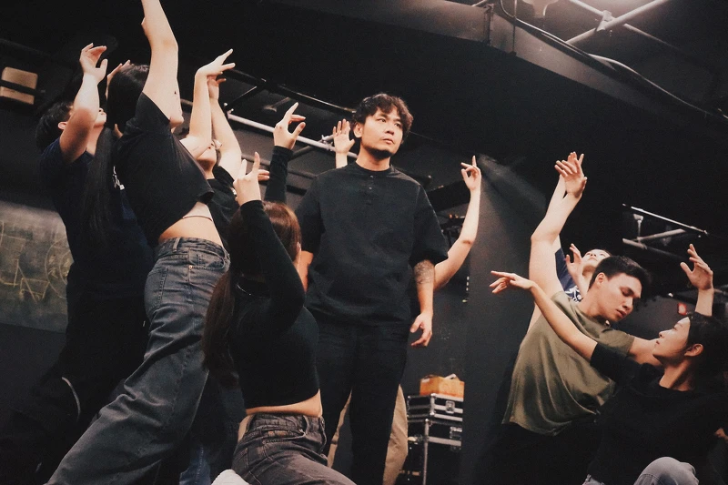 《火神的眼淚》整排現場 《火神的眼淚》整排現場