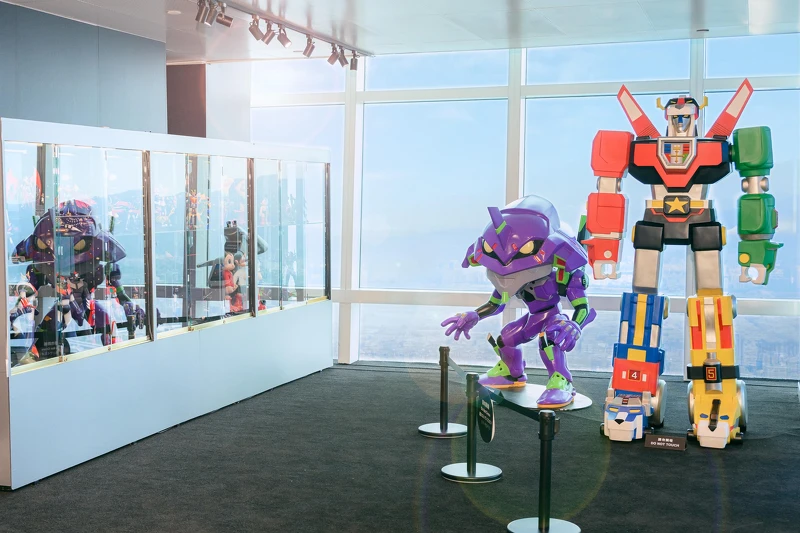 台北101超級機器人傳奇特展。 台北101超級機器人傳奇特展。