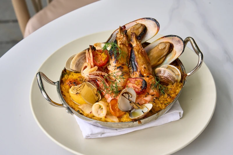 「托斯卡尼海鮮飯」。