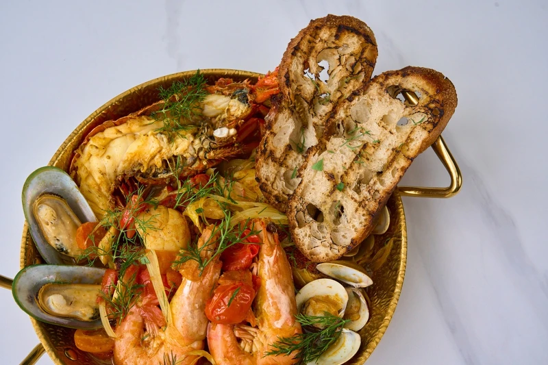 「托斯卡尼綜合海鮮」。