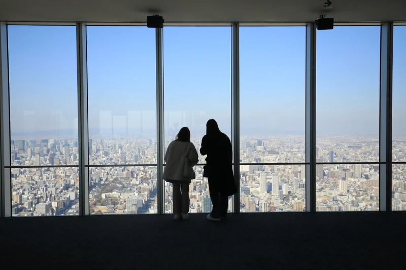 阿倍野HARUKAS樓高300公尺,是廣為人知的大阪地標。 阿倍野HARUKAS樓高300公尺,是廣為人知的大阪地標。