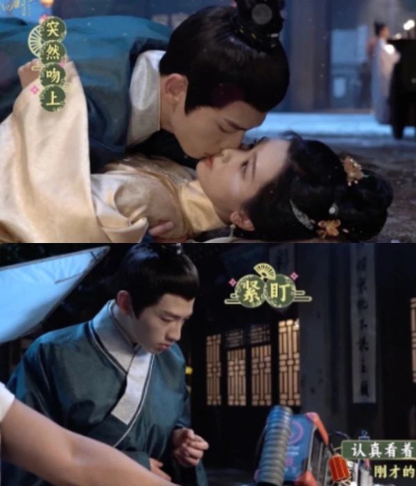 實際上辛雲來一開始親陳都靈緊張到全身僵硬，還有點發抖。