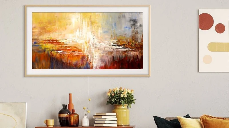 2017年推出的The Frame美學電視系列,讓電視能轉換成藝術品 2017年推出的The Frame美學電視系列,讓電視能轉換成藝術品