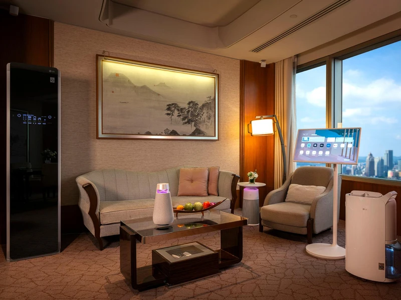 台北遠東香格里拉攜手台灣LG電子，打造節能環保的智慧科技新旅程。