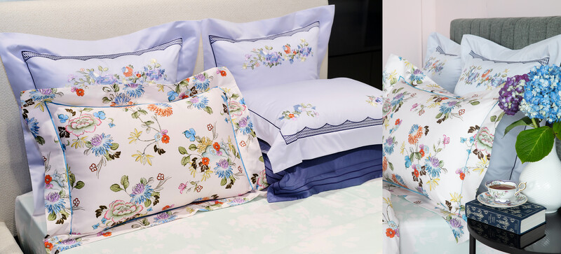 花漾美境印花 雙人四件式床組 義大利原裝(花漾粉),NT:42,800 花漾美境印花 雙人四件式床組 義大利原裝(花漾粉),NT:42,800