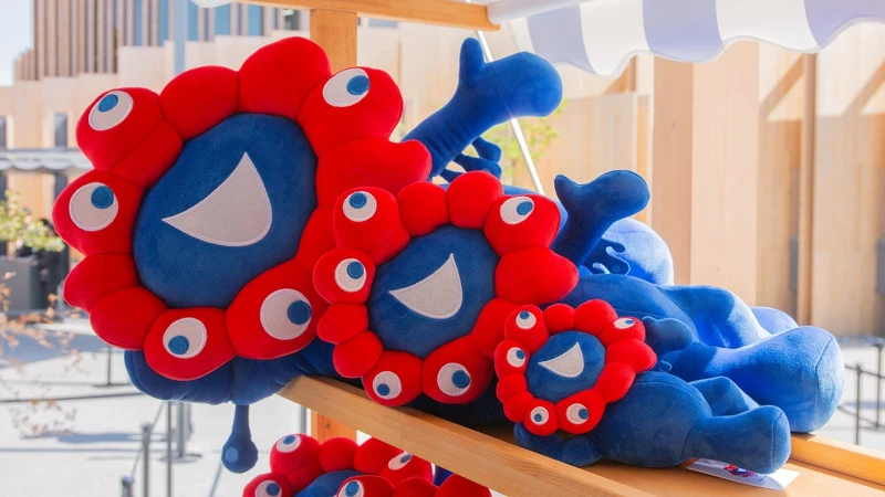 官方吉祥物「脈脈」。 官方吉祥物「脈脈」。