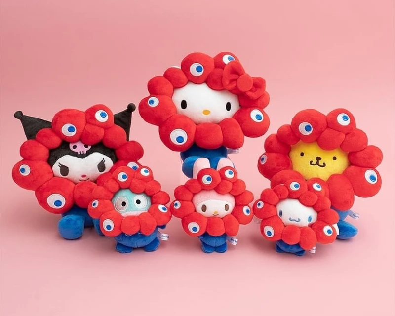 三麗鷗角色全都換上「脈脈」裝。 三麗鷗角色全都換上「脈脈」裝。