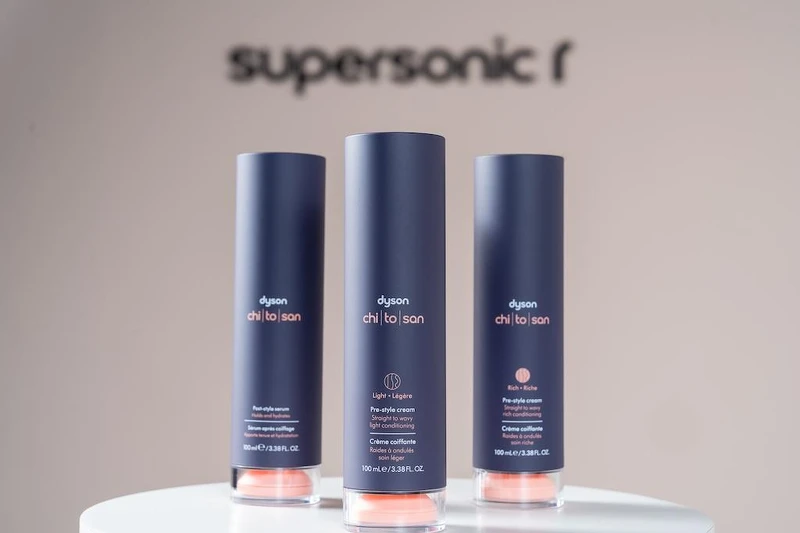 Dyson首款美髮造型品Dyson Chitosan™養護造型系列同步上市 Dyson首款美髮造型品Dyson Chitosan™養護造型系列同步上市
