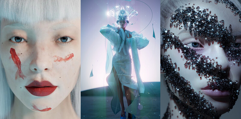 Shavonne Wong擅長運用數位藝術創造逼真的3D虛擬人像模型 Shavonne Wong擅長運用數位藝術創造逼真的3D虛擬人像模型