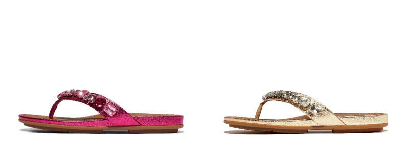 GRACIE JEWEL-DELUXE華麗寶石金屬皮革夾腳涼鞋,NT$ 5,150 GRACIE JEWEL-DELUXE華麗寶石金屬皮革夾腳涼鞋,NT$ 5,150