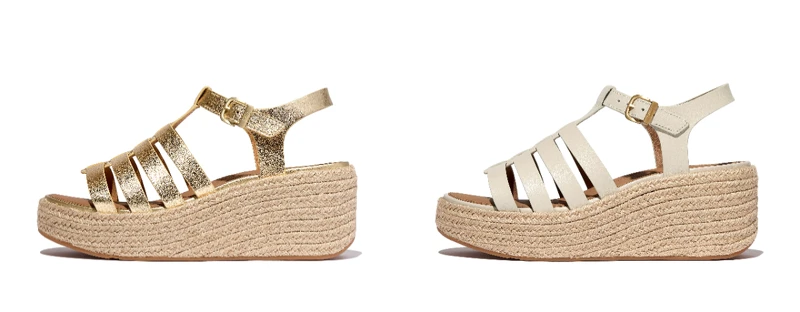 PLATFFORMS ESPADR. 草編皮革漁夫楔形涼鞋,NT$ 6,050 PLATFFORMS ESPADR. 草編皮革漁夫楔形涼鞋,NT$ 6,050