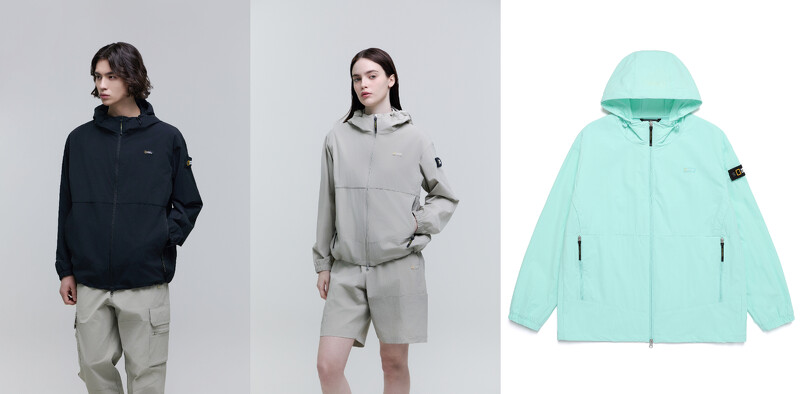 國家地理服飾男女同款 ADELIE 輕量平織連帽外套(共銀灰、瑪瑙灰、藍、炭黑、薄荷綠 五色),NT5,980。 國家地理服飾男女同款 ADELIE 輕量平織連帽外套(共銀灰、瑪瑙灰、藍、炭黑、薄荷綠 五色),NT5,980。