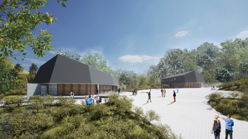 「LUCY 尾瀨鳩待」位在國家公園入口。