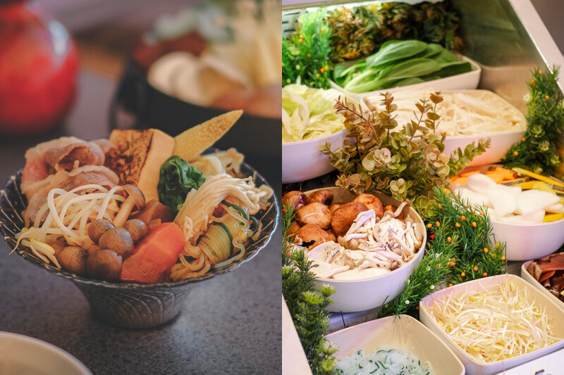 附設蔬菜檯、飲料吧,可自由取用。 附設蔬菜檯、飲料吧,可自由取用。