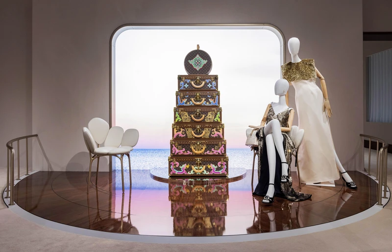 路易威登2025 Savoir Rêver典藏工藝展「揚帆啟航」主題區。