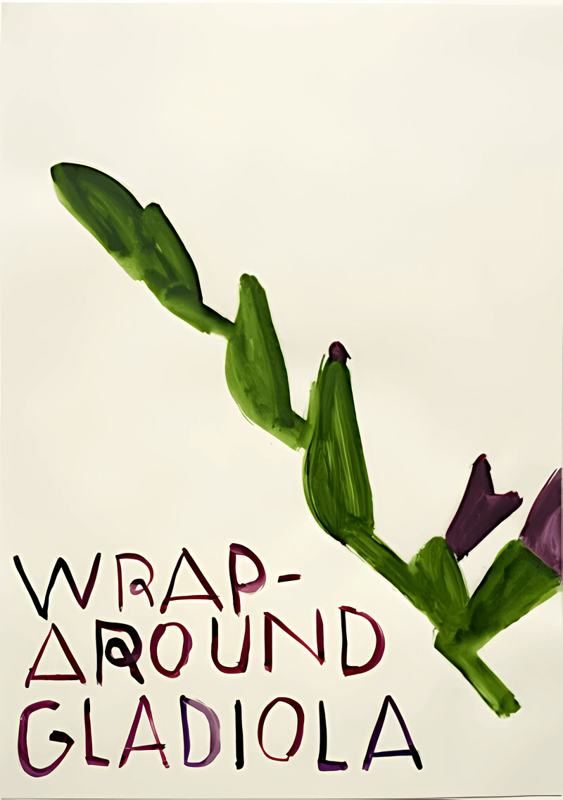 蘿斯.薇莉,〈劍蘭花束〉,2015|水彩於紙上|33 1/8 x 23 1/4 in | 84 x 59 cm|圖片為藝術家及路由藝術所有 蘿斯.薇莉,〈劍蘭花束〉,2015|水彩於紙上|33 1/8 x 23 1/4 in | 84 x 59 cm|圖片為藝術家及路由藝術所有