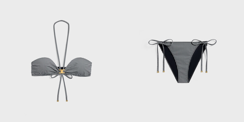 TRIOMPHE VICKY平紋針織上衣，NT$22,000；TRIOMPHE VICKY平紋針織泳褲，NT22,000。