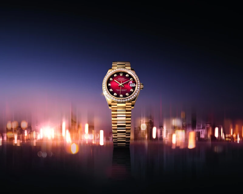 Oyster Perpetual Datejust 31，18K黃金款©Rolex／stojan