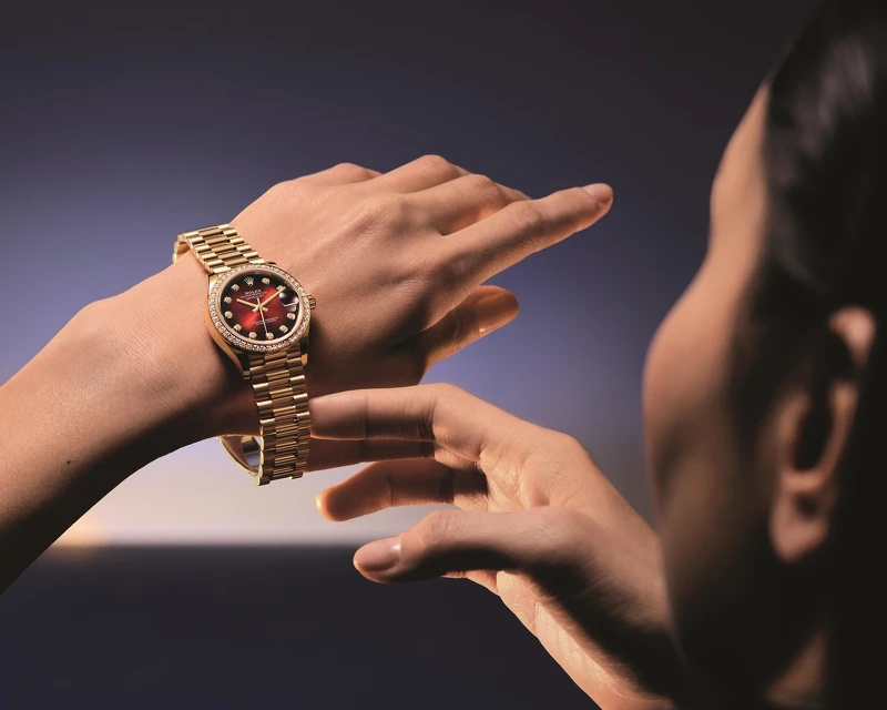 Oyster Perpetual Datejust 31，18K黃金款©Rolex／Audoin Desforges