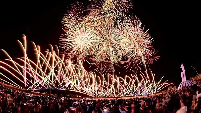 2025澎湖花火節煙火點亮夜空 2025澎湖花火節煙火點亮夜空