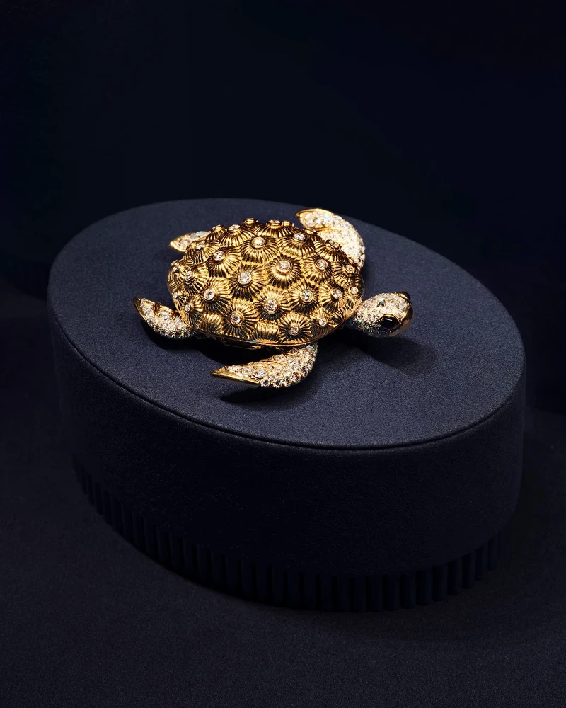 Tiffany & Co. 全新Blue Book 2025 《Sea of Wonder 瑰海奇珍》高級珠寶展位於紐約Landmark內展區