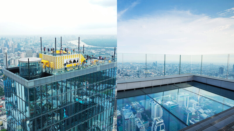Mahanakhon SkyWalk 天空步道、高空酒吧Sky Beach