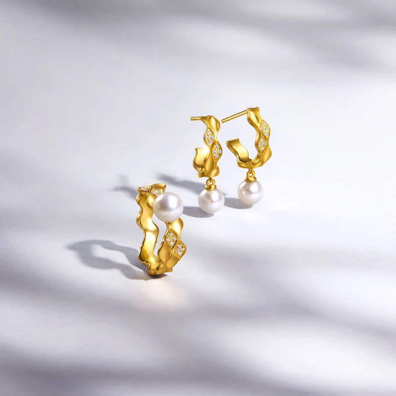 點睛品YuYu足金鑽石珍珠新品