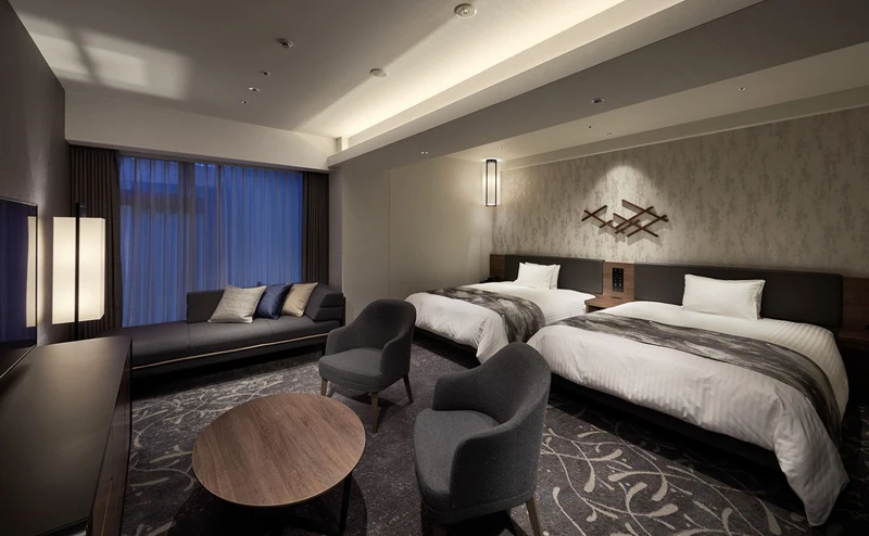 飯店位在京都車站正對面，位置相當便利。