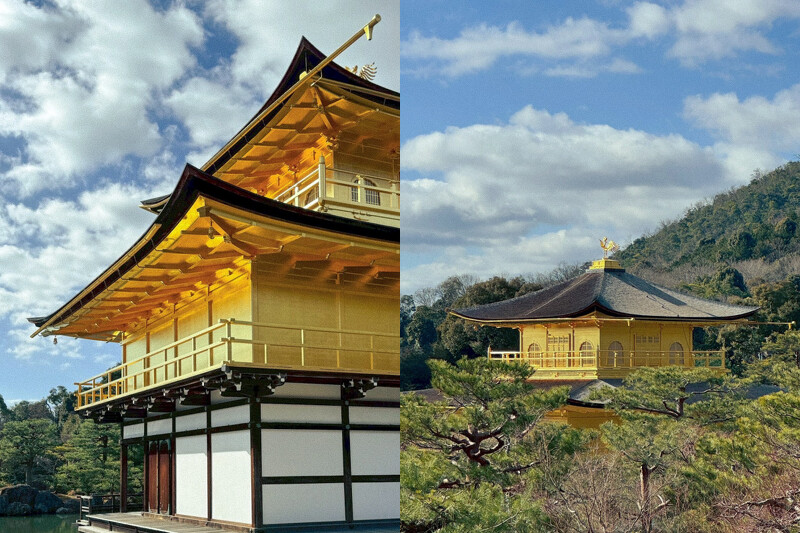 知名景點「金閣寺」。