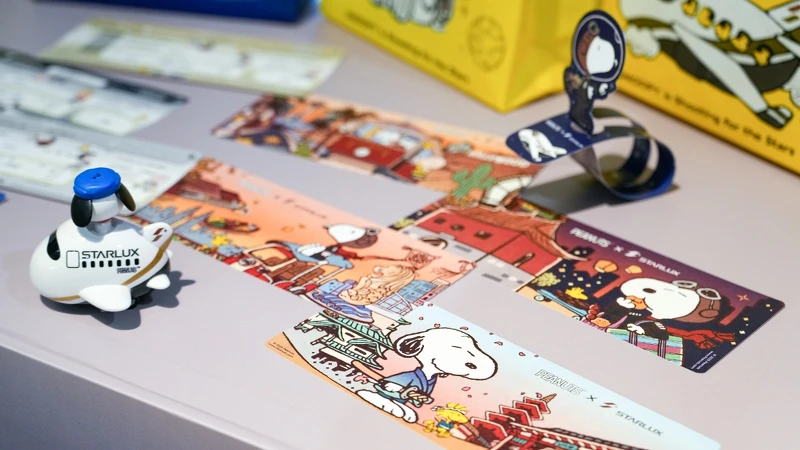 「星宇航空STARLUX x PEANUTS史努比主題航班」登機證 「星宇航空STARLUX x PEANUTS史努比主題航班」登機證