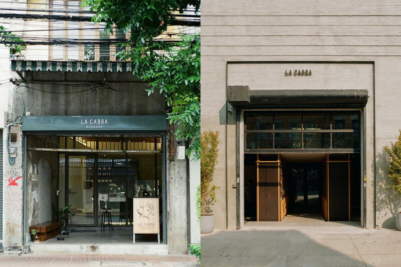 曼谷店與紐約店外觀。 曼谷店與紐約店外觀。