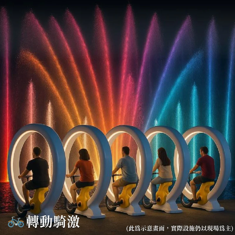 2025碧潭水舞秀有全新互動體驗設施「轉動騎激」 2025碧潭水舞秀有全新互動體驗設施「轉動騎激」