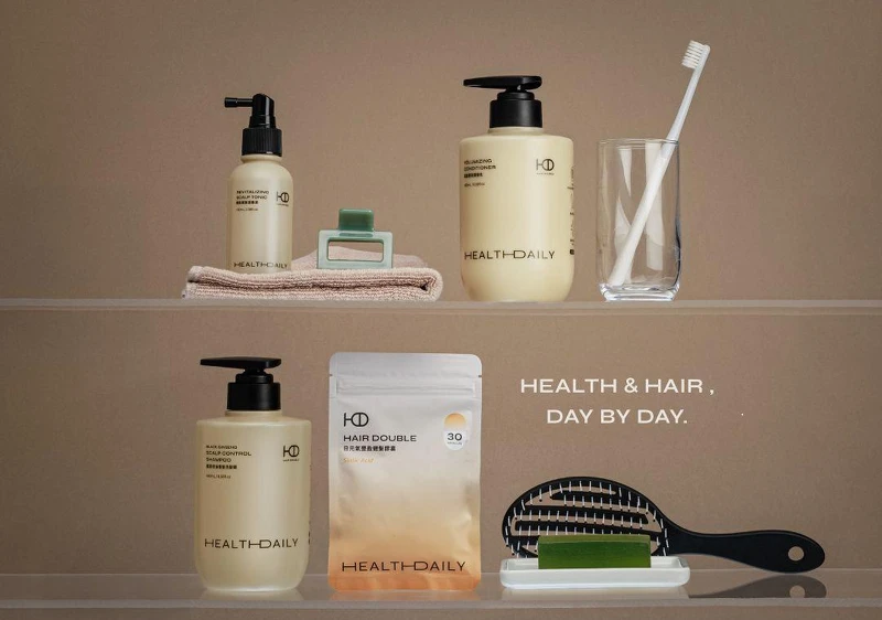 HD好日生醫研發多款秀髮養護產品。 HD好日生醫研發多款秀髮養護產品。