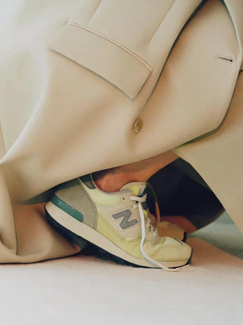 AURALEE x New Balance 475 Light Green 配色 AURALEE x New Balance 475 Light Green 配色