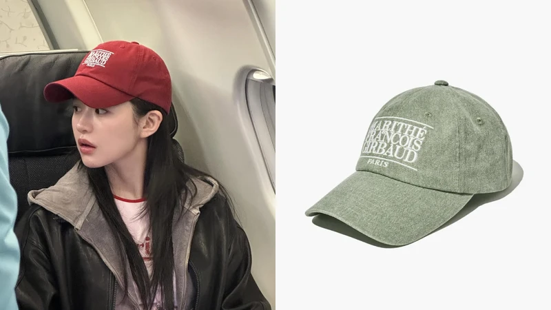 高允貞同款 Marithé Francois Girbaud Logo棒球帽