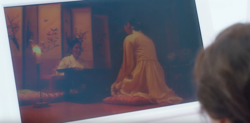 宗貴在某一世，被婆婆海淑(左)賜死