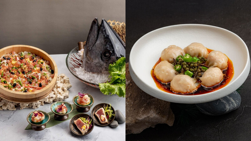 SERENA全日餐廳推出鮪魚干貝沙拉、鮪魚什錦散壽司等主題料理;桃泉中餐廳「黑鮪魚紅油炒手」 SERENA全日餐廳推出鮪魚干貝沙拉、鮪魚什錦散壽司等主題料理;桃泉中餐廳「黑鮪魚紅油炒手」