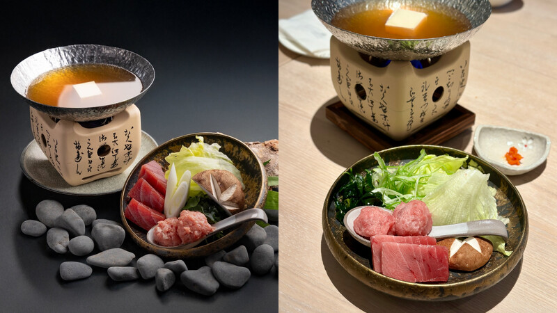 「東港鮪魚和食套餐」煮物「柚香蔥鮪鍋」 「東港鮪魚和食套餐」煮物「柚香蔥鮪鍋」