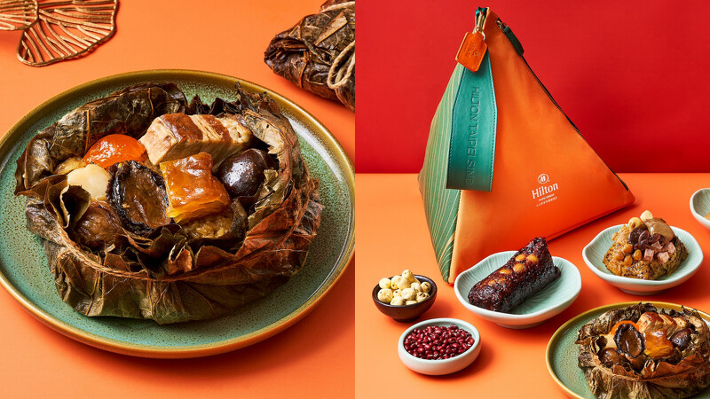 新板希爾頓酒店2025「希饌端陽粽香禮盒」與金字塔造型保冷袋 新板希爾頓酒店2025「希饌端陽粽香禮盒」與金字塔造型保冷袋