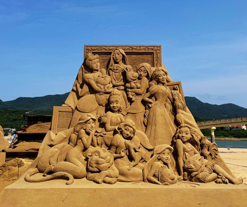 2025福隆沙雕季作品:《迪士尼公主與夥伴們》 2025福隆沙雕季作品:《迪士尼公主與夥伴們》