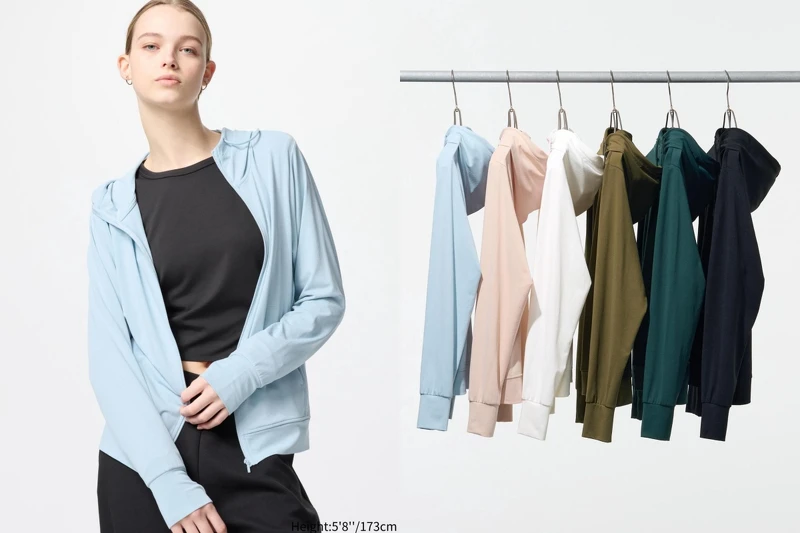 AIRism防曬網眼連帽外套 NT990 AIRism防曬網眼連帽外套 NT990