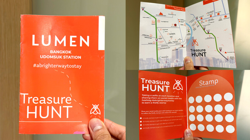 飯店推薦住客前往周遭店家及景點，集滿20點可換免費住宿一晚！