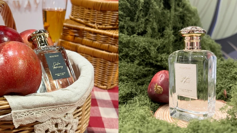 NOSEWAY微醺蘋果夢、秋日信香水。 NOSEWAY微醺蘋果夢、秋日信香水。