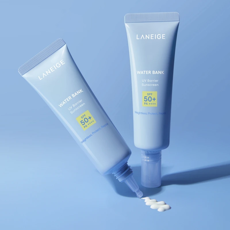 LANEIGE蘭芝水酷修護防曬凝露SPF50+/PA++++情境圖。