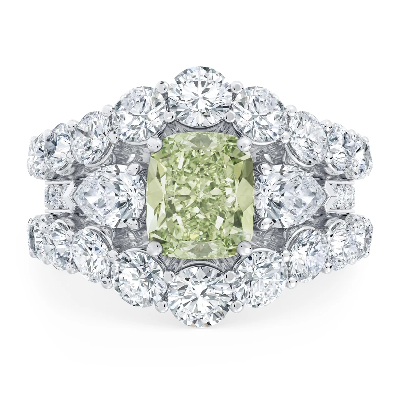 De Beers Essence of Nature 高級珠寶系列 Foundation 嵌套式鑽石戒指