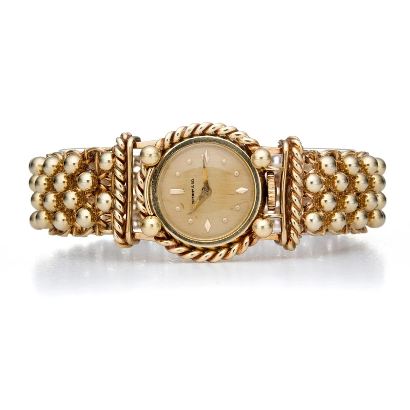 Rope 靈感來源- Jean Schlumberger for Tiffany & Co.腕錶, 黃K金, 1960-1970 @古典珍藏庫