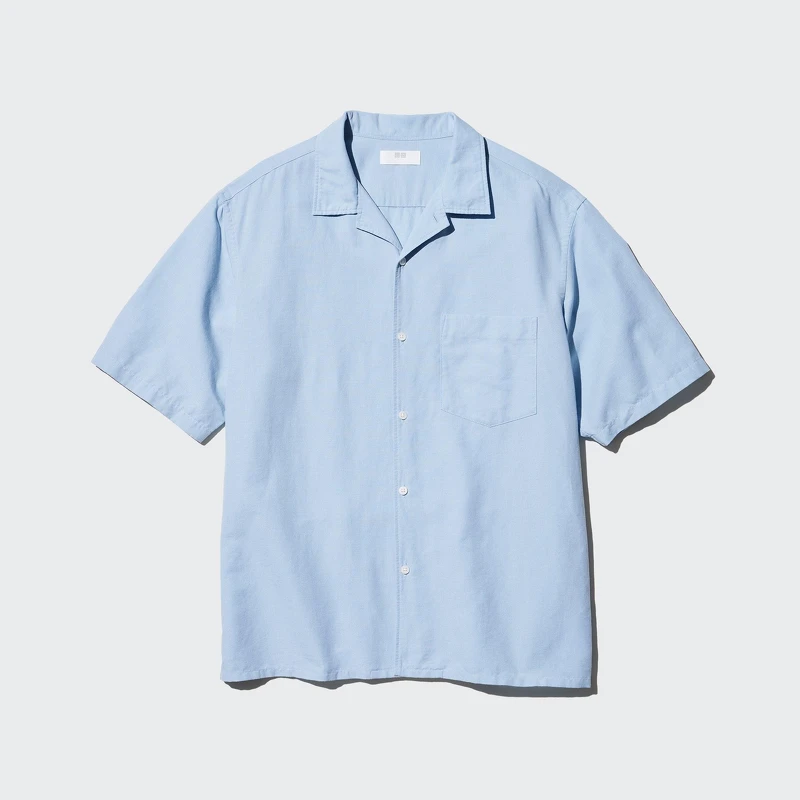 477181 男女適穿 棉麻襯衫(短袖) #63_NT990 477181 男女適穿 棉麻襯衫(短袖) #63_NT990