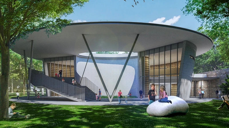 「童書之森．台中」模擬圖