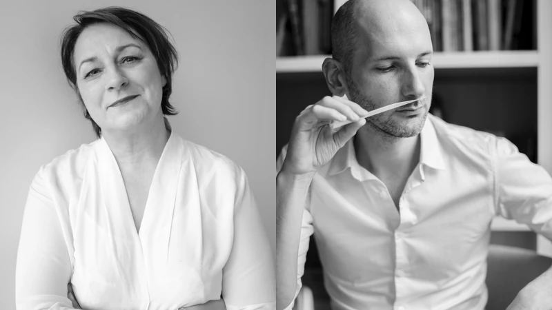 Essential Parfums人氣香水(左) Rose Magnetic磁之玫瑰.磁之玫瑰調香師Sophie Labbé (右) Bois Imperial帝國之木調香師。 Essential Parfums人氣香水(左) Rose Magnetic磁之玫瑰.磁之玫瑰調香師Sophie Labbé (右) Bois Imperial帝國之木調香師。